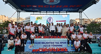 Kağıthane'de 2022 Yaz Spor Okullarının Açılışı Muhteşem Gösterilerle Gerçekleşti