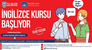 Silivrili Öğrencilere Ücretsiz İngilizce Kursu