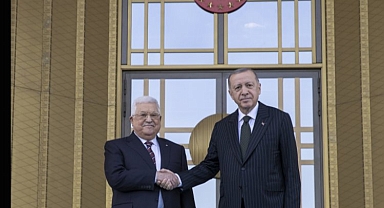 Filistin Devlet Başkanı Abbas Türkiye'de