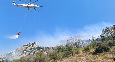 Hatay'da Habib-i Neccar Dağı'ndaki yangın kontrol altında