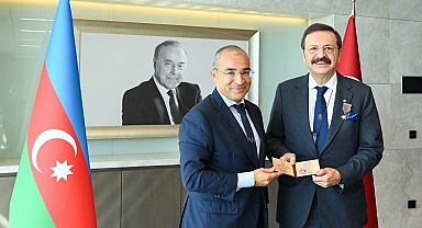 Hisarcıklıoğlu'na Azeri 'Dostluk Nişanı'