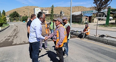 Mehmet Savran çalışmaları denetliyor