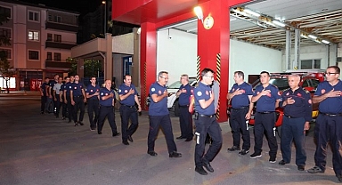 Mersin'deki yangına Kayseri'den takviye