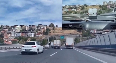 Trafik magandaları makas attıkları anları paylaştı, polis affetmedi