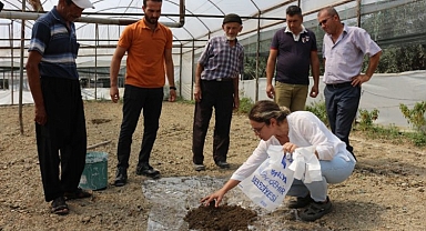 Çiftçilere bir destek de toprağa