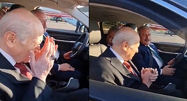 Devlet Bahçeli TOGG’a dua ederek bindi! Test sürüşünü ise Mustafa Şentop yaptı…