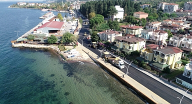 Ereğli Sahil Yolunda Asfalt Serimi Tamam