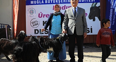 Muğla'dan Yatağan’a 'Kıl Keçisi' desteği