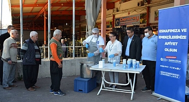 Hal Esnafına Belediyeden Çorba