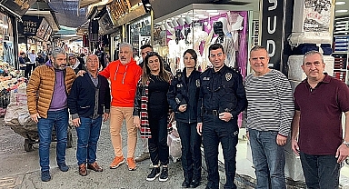 Polis Merkezi Amiri Sefer Güngör Esnafları Ziyaret Etti 