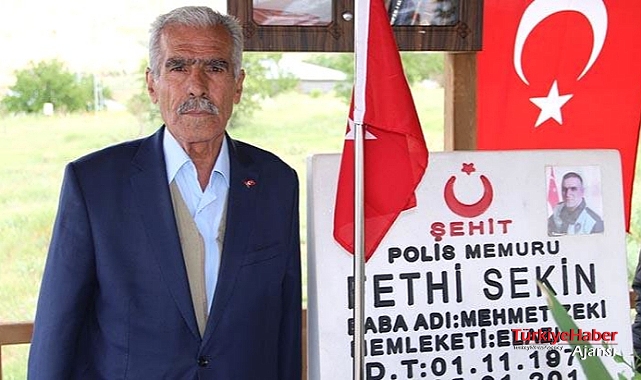 Şehit Polisin Vefat Eden Babası Zeki Sekin için TAZİYE Mesajı