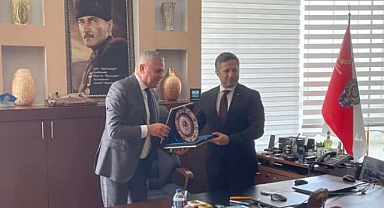 Polis Derneği Yöneticilerinden İlçe Emniyet Müdürü Akın'a ZİYARET