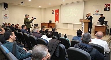 Denizli'de Ulaşım AŞ şoförlerine “Omurga Sağlığı” eğitimi