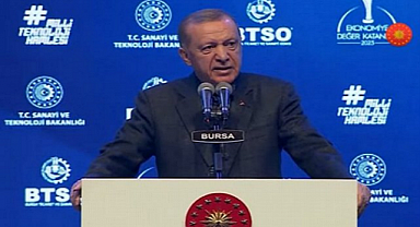 Erdoğan BTSO Ödül Töreninde İş Adamlarıyla Buluştu