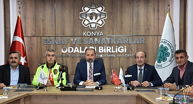 Konya Esnaf Odaları Başkanlarına EDS Tanıtıldı 