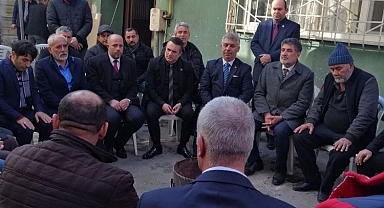 Manisa Milli Yol Partisi'nden şehit Sinan Ateş'in ailesine ziyaret