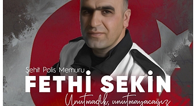 Şehit Polis Fethi Sekin Törenle Anıldı 