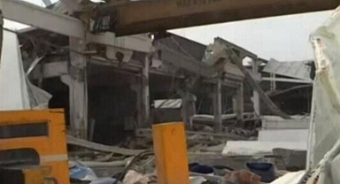 Kahramanmaraş'ta metal fabrikası çöktü... Yaralılar var