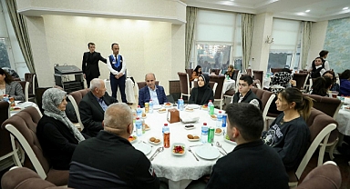 EGM Aktaş,Depremzede Polis Aileleriyle İftarda Buluştu