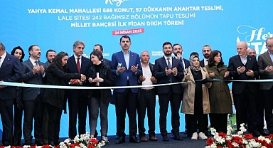 Bakan Kurum Kâğıthane'de Anahtar ve Tapu Teslim Törenine Katıldı