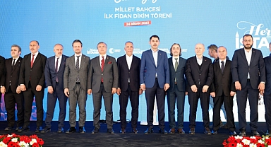 Bakan Kurum Sultangazi’de Millet Bahçesi Temeli Attı ve Fidan Dikti