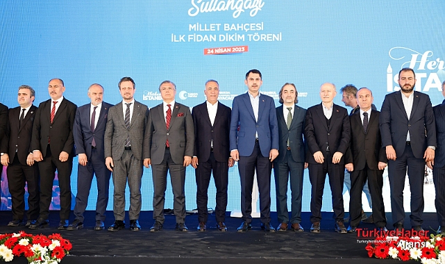 Bakan Kurum Sultangazi’de Millet Bahçesi Temeli Attı ve Fidan Dikti