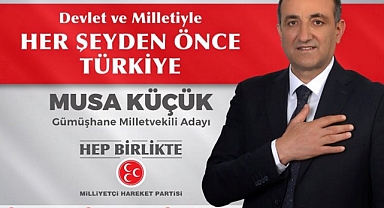 Musa Küçük Gümüşhane MHP Milletvekili Adayı