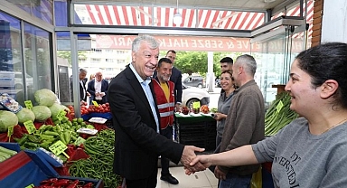Ali Engin esnafın sesine kulak verdi