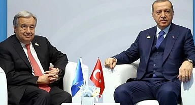 BM Genel Sekreteri Guterres'ten Cumhurbaşkanı Erdoğan'a 'tahıl koridoru' teşekkürü