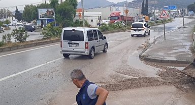 Bodrum'da Ekipler Sağanak Nedeniyle Teyakkuzda