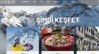 Kayseri Büyükşehir'den yeni turizm portalı