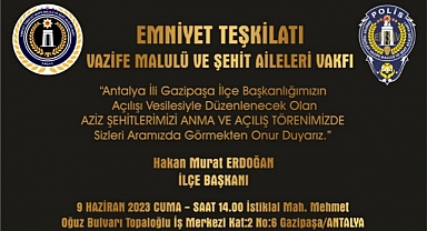 EMŞAV Antalya Gazipaşa Şubesi Bugün Açılıyor..!