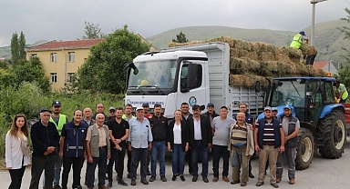 Hayvan üreticilerine balya desteği