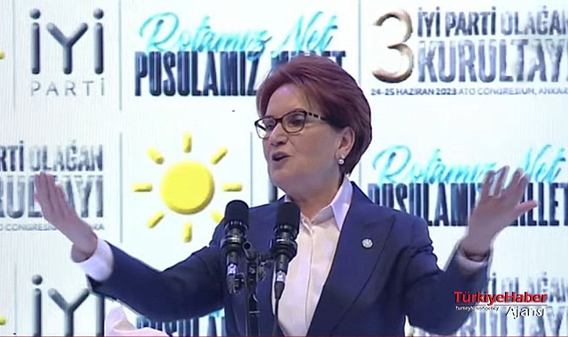 İyi Parti 3. Kongresi Başladı. Akşener Tek Aday!