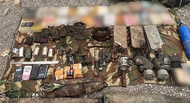 Pençe Yıldırım bölgesinde çok sayıda mühimmat ele geçirildi