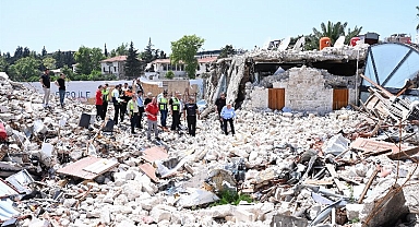 752 yıllık tarihi enkazda lazerle nokta ölçümü