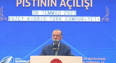 Cumhurbaşkanı Erdoğan KKTC'den BM'ye çağrısını yineledi