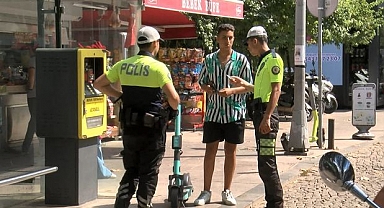 İki Günde 5 bin 671 elektrikli skuter sürücüsü denetlendi