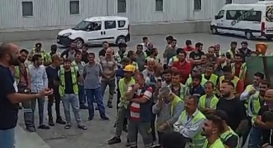 Kolin-Kalyon-Cengiz İnşaat İşçileri Hak Eyleminde 