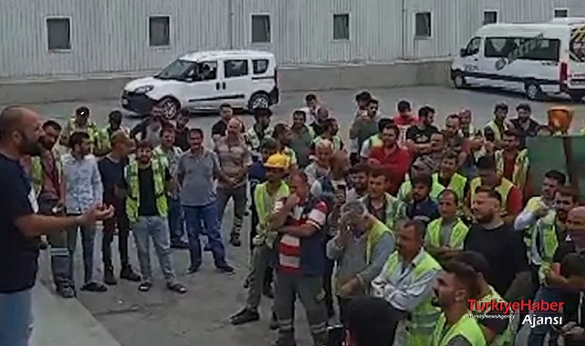Kolin-Kalyon-Cengiz İnşaat İşçileri Hak Eyleminde