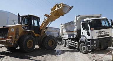 Nevşehir Sanayi Bölgesi'nde asfalt çalışması
