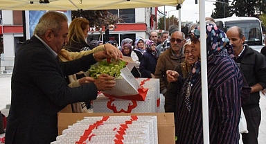 İstanbul'un marul fideleri Bilecik'e dağıtıldı