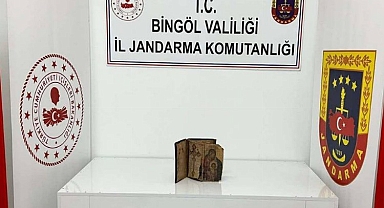 Bingöl’de tarihi eser kaçakçılığı operasyonu