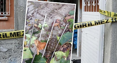 Büyükçekmece'de hareketli dakikalar: Apartman önünde el bombası bulundu