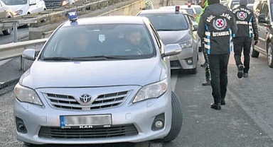Çakar lamba kullanan 807 sürücüye ceza