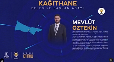 Kâğıthane'de Yeniden Mevlüt Öztekin Başkan Adayı 