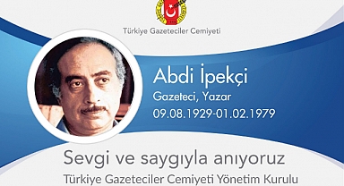 TGC: 'İpekçi Cinayetinin Faili Meçhul Kalması Demokrasi Ayıbıdır'