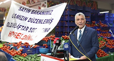 Bakan Bolat, Polatlı'da pazar esnafıyla iftar yaptı