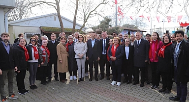 'CHP Örgütü Tam Kadro Sarıyer'de Aksu'nun Yanında'