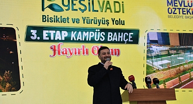 Yeşil Vadi'nin Üçüncü Etabı ve Kampüs Bahçe Açıldı